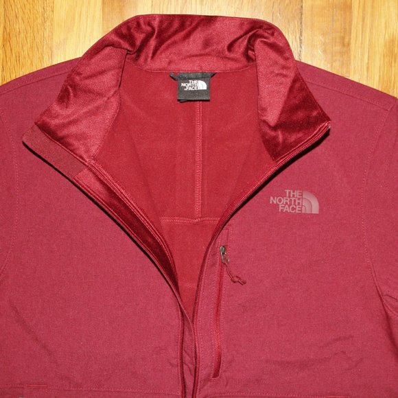 The North Face Apex Bionic Softshell Jacket Mens M L XL Cordovan Dark Heather - Picture 4 of 6